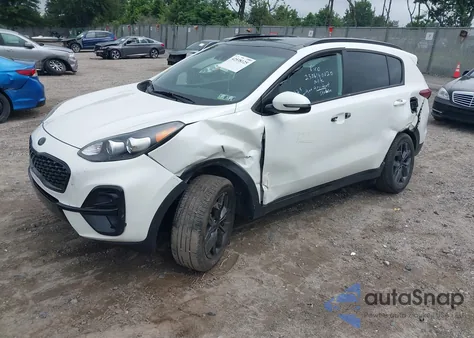 2022 Kia Sportage Nightfall Edition from USA, damaged, VIN KNDP6CAC1N7017380